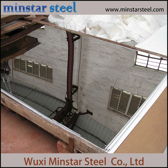 Cold Rolled 304 Inox Sheet 8K Mirror Finished Stainless Steel Sheet 0.5mm 0.7mm 0.9mm Thick