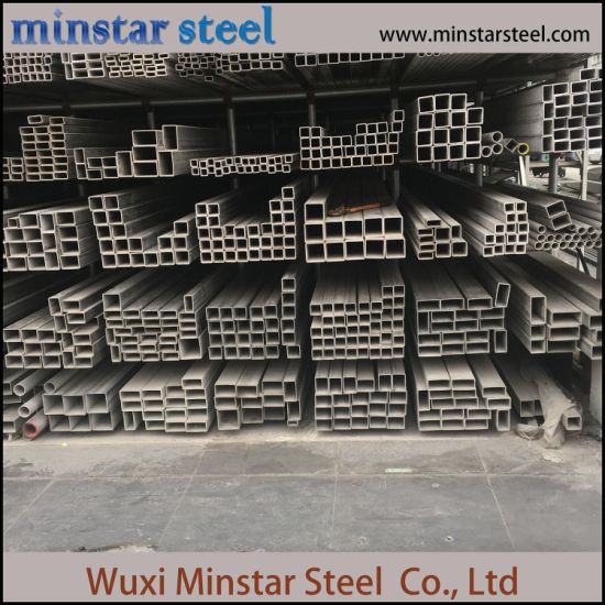 Flat Pipe 304 304L 316 316L Stainless Steel Seamless Rectangular Pipe
